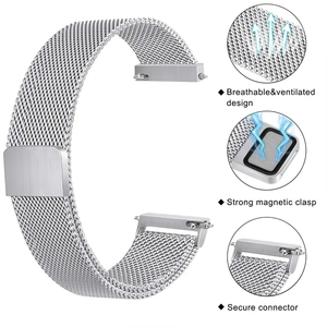Bracelet en maille à libération rapide 20mm 22mm pour Redmi Watch 5 Lite Active et Xiaomi Watch 5 S5 S4 S3 S2 - Product Image 3