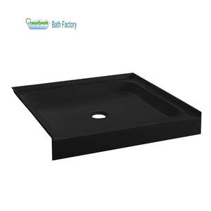 5 ans de garantie salle de bains Drain central antidérapant noir ou blanc Rectangle Base de plateau de <span class=keywords><strong>douche</strong></span> <span class=keywords><strong>en</strong></span> acrylique - Product Image 1