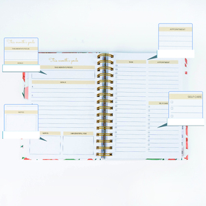 Agenda A5 à spirale rigide sur le thème <span class=keywords><strong>de</strong></span> la plage et <span class=keywords><strong>de</strong></span> l'océan avec logo OEM, personnalisable, avec planification hebdomadaire et mensuelle, pour l'école, le bureau, vente en gros - Product Image 3