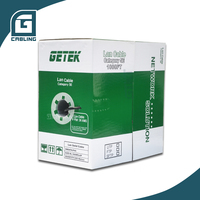 Cable para Exteriores Gcabling Cat6 CCA UTP SFTP, Cable de Cubierta Simple, 305m, Libre de Oxígeno, Cable de Cobre Sólido Puro de 305m para Interiores