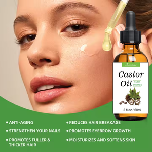 Sérum bio à l'huile de ricin noire jamaïcaine pressé à froid sans hexane nourrissant en vrac cils <span class=keywords><strong>sourcils</strong></span> usage domestique - Product Image 3