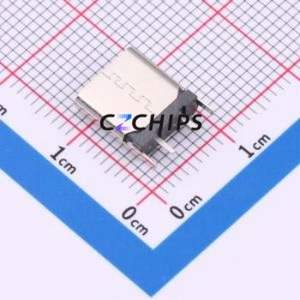 021N-4BZY093-2 USB Connector Through hole Component (THT) Connector Type-C Through Hole 2P - Product Image 2