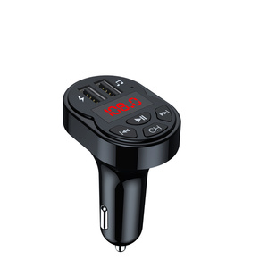 Coche MP3 para reproductor <span class=keywords><strong>Bluetooth</strong></span> FM con transmisor y receptor Soporte para teléfono Conexión de tarjeta SD Compatibilidad de voltaje de 12-24V - Product Image 2
