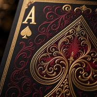 Cartes à Jouer Familiales Haut de Gamme avec Estampage à Chaud Doré, Designs Personnalisés Écologiques, Boîte Rigide en Papier de Luxe avec Finition Vernie
