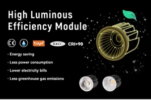 Модуль высокой световой эффективности 150lm/w CRI>90 50 мм объектив 15/24/36/60 градусов светодиодный модуль mr16