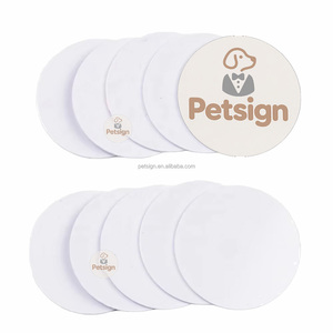 Vêtements, chaussures, sacs, chapeaux, étiquettes, écologiques, vente en gros, personnalisés, Petsign, <span class=keywords><strong>puce</strong></span> RFID 13,56 MHz ISO 14443A N-TAG215, mémoire 504 octets, mat - Product Image 2