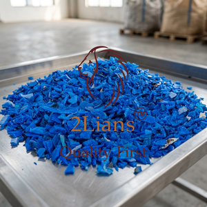 HDPE 200ltr Drum Regrind Blue 2Lians Model 2025972BN Recycling Use AE Bag - Product Image 2