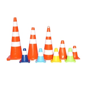 Cono de carretera de PVC reflectante pequeño de 30cm, cono de seguridad de 70cm, Cubo de helado y cono de barricada para seguridad vial y advertencia - Product Image 5