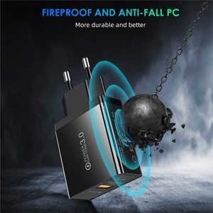 <span class=keywords><strong>Chargeur</strong></span> mural <span class=keywords><strong>rapide</strong></span> EONLINE 18W 3A USB, adaptateur de voyage UE/US/UK pour <span class=keywords><strong>iPhone</strong></span>, iPad, Samsung, Xiaomi - Product Image 5