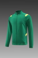OEM ODM 100% Poliester Jaket Latihan Sepak Bola Lengan Panjang Slim Fit Resleting Seperempat Atasan Pemanasan Pakaian Olahraga Tim Sepak Bola Kustom