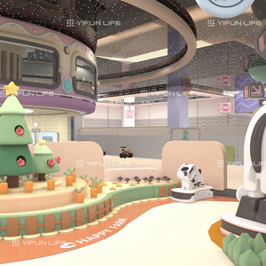 Juego de equipo de juego suave Juegos interactivos Toboganes para niños Patio de juegos para niños Interior - Product Image 2