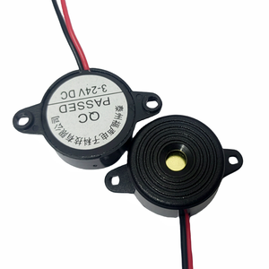Zumbador de Sonido Continuo 2312 de 12V CC, 3300Hz, 85dB, Tipo Activo de 3-24V con Cable para Alarma, Zumbador Piezoeléctrico - Product Image 1