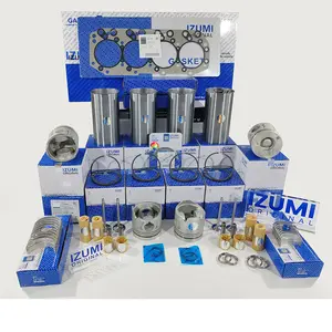 Piezas de reconstrucción de motor ORIGINAL IZUMI 4JG1 4JG2 4JB1 4JA1 6HK1 6BD1 KIT de revestimiento de pistón de cilindro para Hitachi ISUZU