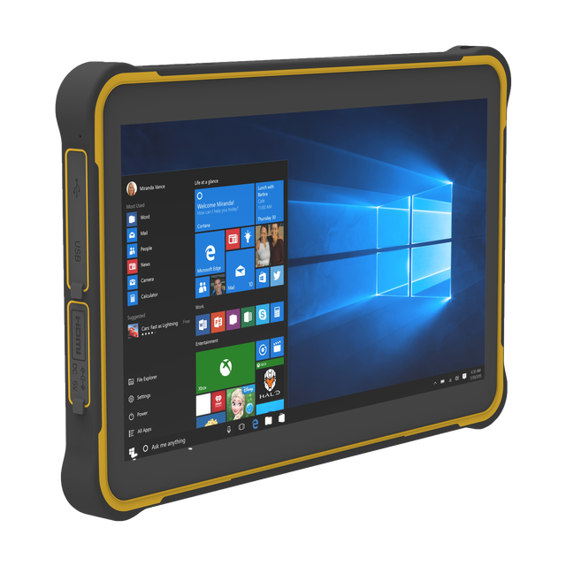 USB Type-C Charging 10.1-Inch Capacity Touch Panel Industrial Android 11 Rugged Tablet PC in Stock