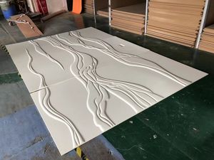 แผงติดผนัง3D ศิลปะทำจากพีวีซีหรูหราออกแบบได้ตามต้องการสำหรับตกแต่งบ้านสไตล์คลาสสิกสมัยใหม่สำหรับห้องนั่งเล่นโรงแรมห้องนอนและพื้นหลังทีวีกันน้ำ - Product Image 3