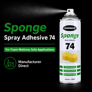 SPRAYMASTER Grosir Pabrik OEM Lem Semprot Spons 74 untuk Kasur Sofa Panel Akustik Perekat Busa Poliuretan - Product Image 1
