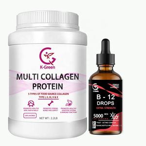 2.2lbマルチコラーゲンプロテインパウダー10種類のコラーゲンビタミンCと20億コロニー無香料 - Product Image 1