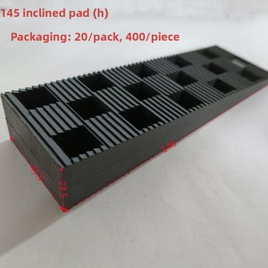 Sunsbuild - Plaque de montage HVAC noire en caoutchouc néoprène, bloc de nivellement, résistant aux intempéries, tapis anti-vibrations pour climatiseur - Product Image 2