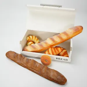Contenitore <span class=keywords><strong>in</strong></span> Metallo Verniciato a Polvere Personalizzato, Scatola Vintage <span class=keywords><strong>in</strong></span> Acciaio Inox, Grande <span class=keywords><strong>Portapane</strong></span> <span class=keywords><strong>in</strong></span> Alluminio con Manico per Cucina - Product Image 3