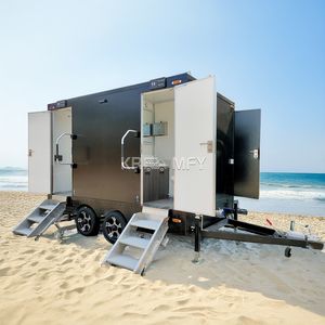 2025 Vip Remorques Toilettes Portable Salle De Bains Toilette Douche Mobile En Plastique Extérieur - Product Image 5
