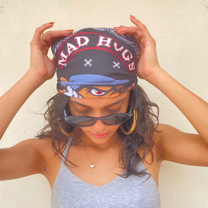Bandana en <span class=keywords><strong>coton</strong></span> imprimé carré de poche ou couvre-visage à motif personnalisé - Product Image 3