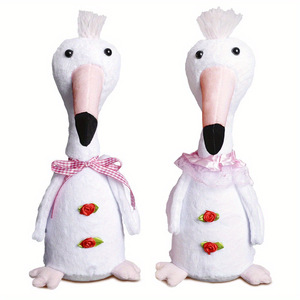 Lindo Peluche <span class=keywords><strong>de</strong></span> Flamenco Frito, <span class=keywords><strong>de</strong></span> Fibra <span class=keywords><strong>de</strong></span> Poliéster, Regalo <span class=keywords><strong>para</strong></span> Parejas, Decoración <span class=keywords><strong>para</strong></span> el Hogar con Lazo y Luz, <span class=keywords><strong>para</strong></span> Navidad y San Valentín - Product Image 5