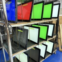 Monitor LCD SDI de 27 Pulgadas, IPS LED con Retroiluminación, Industrial, Nuevo, 1500nits HD, Alto Brillo, Resistente al Agua, para Montaje en Pared, Negro