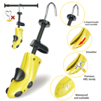 Embauchoirs ajustables pour pieds larges, outil d'extension et d'étirement de chaussures pour hommes et femmes, soulagement des hallux valgus, avec étui en plastique de haute qualité