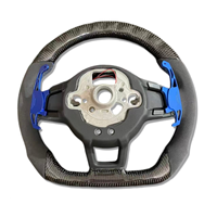Volant en fibre de carbone LED pour Volkswagen MK7 GOLF GTI GTS R-LINE POLO SCIROCCO GTD GTE MK6 CC Passat Jetta Golf7.5 6R