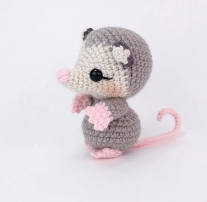 2022 gran oferta Amigurumi personalizado 100% hecho a mano Crochet <span class=keywords><strong>Possum</strong></span> para niños manualidades regalo - Product Image 5