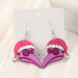 1 par de pendientes de gota de Navidad acrílico creativo Santa Claus <span class=keywords><strong>OUIJA</strong></span> para mujer niña vacaciones regalo de cumpleaños - Product Image 5