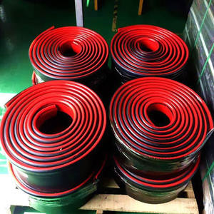 Jupe latérale en caoutchouc composite Plinthe à double joint Jupes à double lèvres pour le chargement Goulottes protégeant la jupe - Product Image 6