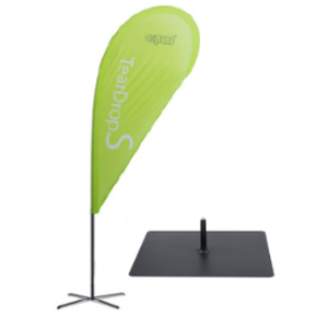 PromoFlag Forma a Goccia con Piastra di Base - Product Image 1
