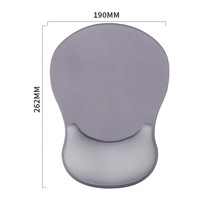Repose-poignet en gel à mémoire de forme, antidérapant, en silicone gris, design color block, dessin animé, personnalisable, pour bureau, maison, usine