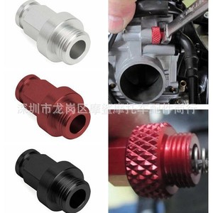 Tuerca de cable de acelerador de carburador Moshark 3x1.5x1.5 para modificación de Honda, Kawasaki, Suzuki, azul, mecanizado CNC - Product Image 3