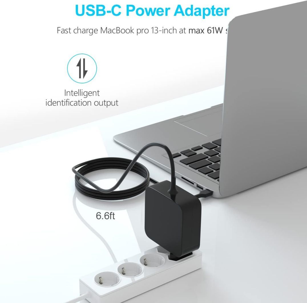 45W Chromebook Charger for Acer Asus Lenovo HP Dell Google Chromebook Nintendo Switch USB C Power Adapter 45W Laptop Charger · image 4