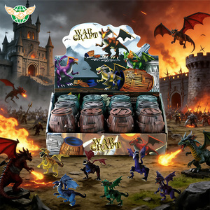 Caja Sorpresa de Regalos para Niños, Set de Modelos de Dinosaurios de Plástico, Juguetes de Ensamblaje DIY, Caja Ciega de Dinosaurios - Product Image 2