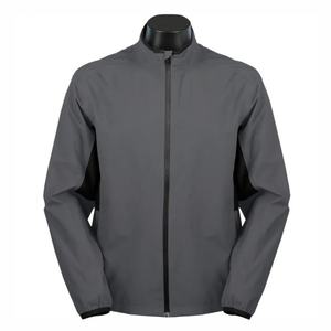 Veste de golf légère imperméable coupe-vent avec col montant et fermeture éclair, pliable, sans capuche - Product Image 5