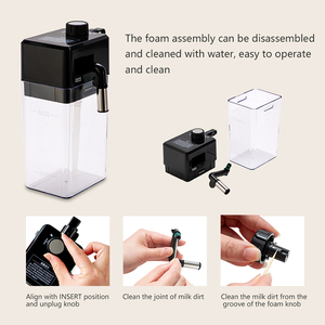 Cafetera Espresso Automática Blanca, de Grano a Taza, para Cappuccino, Uso Doméstico - Product Image 5