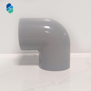 الأنابيب والتجهيزات الصناعية الرمادية المقاومة للمواد الكيميائية ، CPVC 90 درجة - Product Image 4