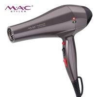 Sèche-Cheveux Professionnel MAC pour Grossistes 5000 W à Ions Négatifs, Moteur AC Puissant pour Séchage Rapide en Salon