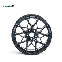 Nouvelles jantes en alliage d'aluminium OEM, design multi-rayons en forme de Y, finition noire, 235/55ZR17, ajustement universel