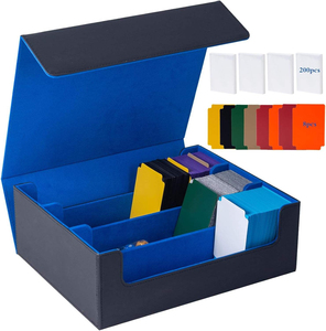 YY Card Deck Box Stockage Cartes à collectionner 1800 + PU Cuir <span class=keywords><strong>Commander</strong></span> Card Deck Case - Product Image 6