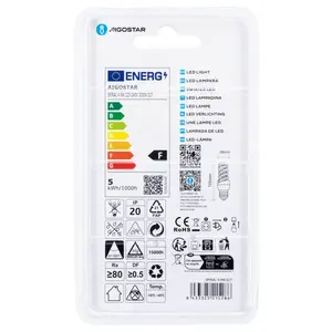 Ampoule LED E27 4,9W, efficacité énergétique, longue durée de vie, lumière chaude ; idéale pour l'éclairage domestique et l'économie d'énergie. - Product Image 3