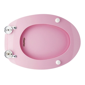 Sedile WC Universale Linpha Pink per Bambini, Design in Plastica Portatile e Lavabile per Bagni - Product Image 2