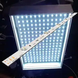 סופר בהיר 3030 5630 2835 smd 72 leds 144 אלדים קשה הוביל בר רצועה dc 12v אלומיניום קשה רצועת אור בר