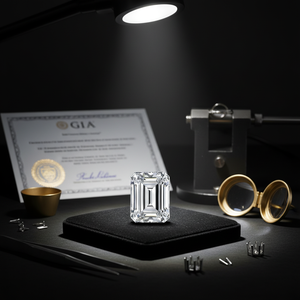 Pierreries naturelles brevetées, diamant émeraude, certifié GIA, 2,0 carats - Product Image 3