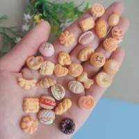 100 PIÈCES Cabochons miniatures en résine à dos plat, série Biscuits, pour épingles à cheveux, scrapbooking, bricolage, décoration intérieure, artisanat et accessoires de nail art