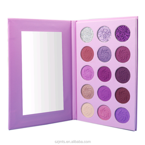 Sombra de ojos de 15 colores, producto personalizado, sin crueldad, resistente al agua, vegana, duradera, brillante, mate - Product Image 1