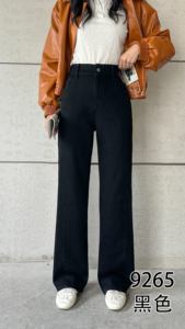 Jeans décontractés noirs <span class=keywords><strong>taille</strong></span> <span class=keywords><strong>haute</strong></span> pour femmes grandes tailles, tissu élastique, port quatre saisons, pantalon en denim ample, écologique - Product Image 4